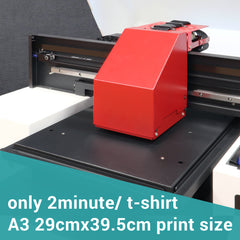 DTG A3 T-shirt Printing Machine With XP600 Printhead