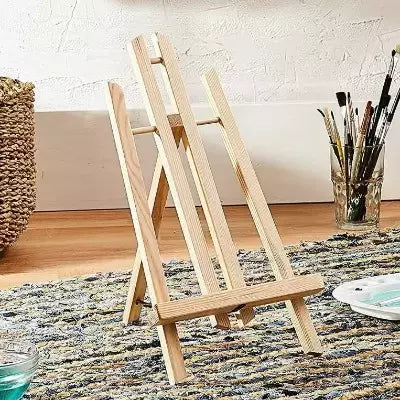 Artists Small Table Top Wooden H Frame 1 to 2 feet Easel Folding