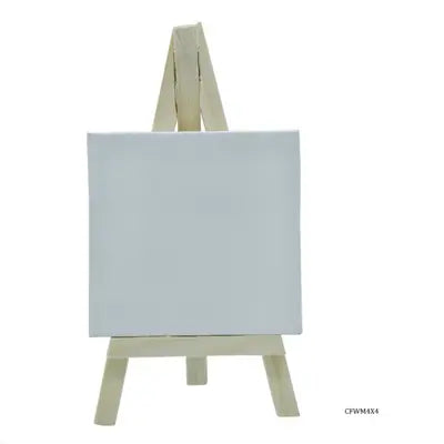 Canvas Frame With Mini Easel Combo 4X4 Inch CFWM4X4
