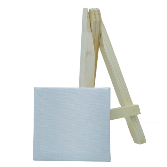 Canvas Frame With Mini Easel Combo (size - 3X3 Inch )