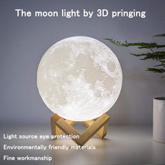 3D Print Moon Lamp LED moon light gift