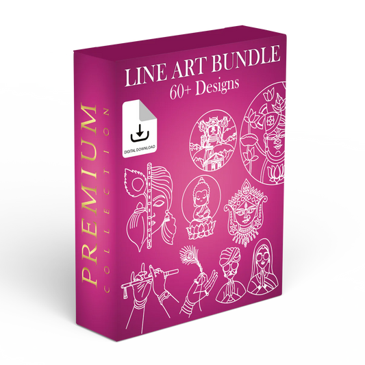 Line Art Bundle - 60+ Designs