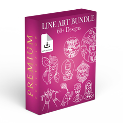 Line Art Bundle - 60+ Designs