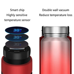 smart digital water bottle keeps cold and heat thermal bottle Stainless Steel Thermos