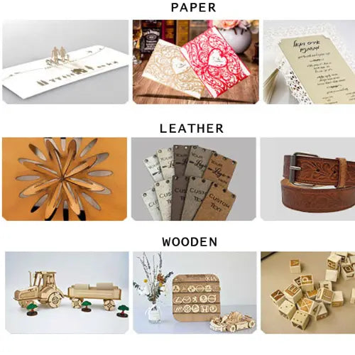 co2 laser machine engraving on various materials