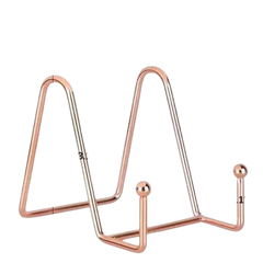 Display Metal Rosgold Stands  ( size - 4.5 inch)]