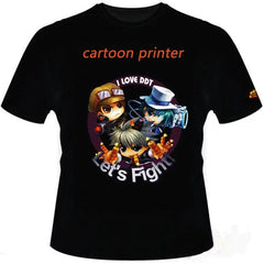 cartoon print on dtg printer