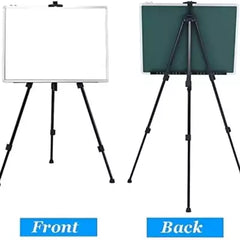 Artists' Portable Lightweight Metal Display Easel, Free Weatherproof Carry Bag.