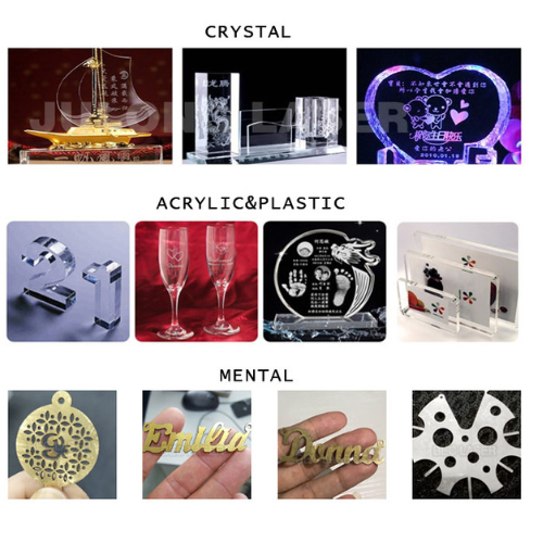 crystal engraving
acrylic engraving
metal cutting