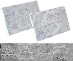 marble engraving with laser machine