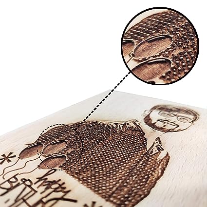 laser machine wood engraving sample
